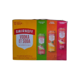 SMIRNOFF VODKA& SODA PARTY PACK