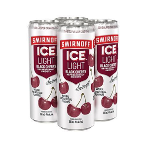 Smirnoff ice Light Black Cherry &soda