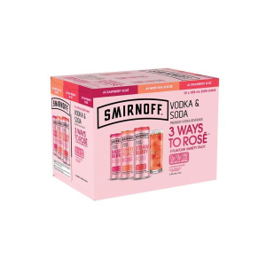 SMIRNOFF VODKA & SODA ROSE PACK